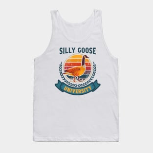 SILLY GOOSE UNIVERSITY TREND POPULAR VINTAGE MEME Tank Top